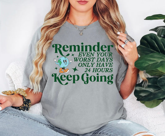 Reminder to Keep Going