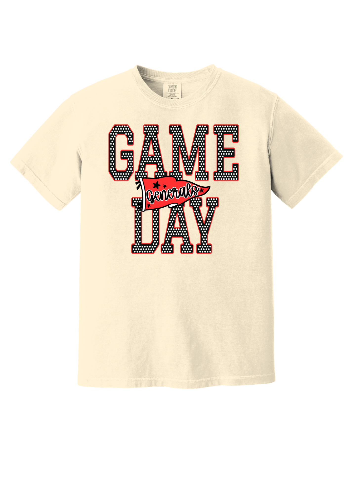Game Day Polka Dot - Adult T-shirt