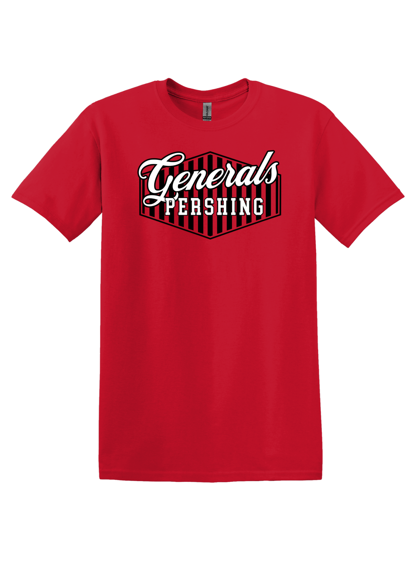 Generals Vertical Stripe- Adult T-shirt