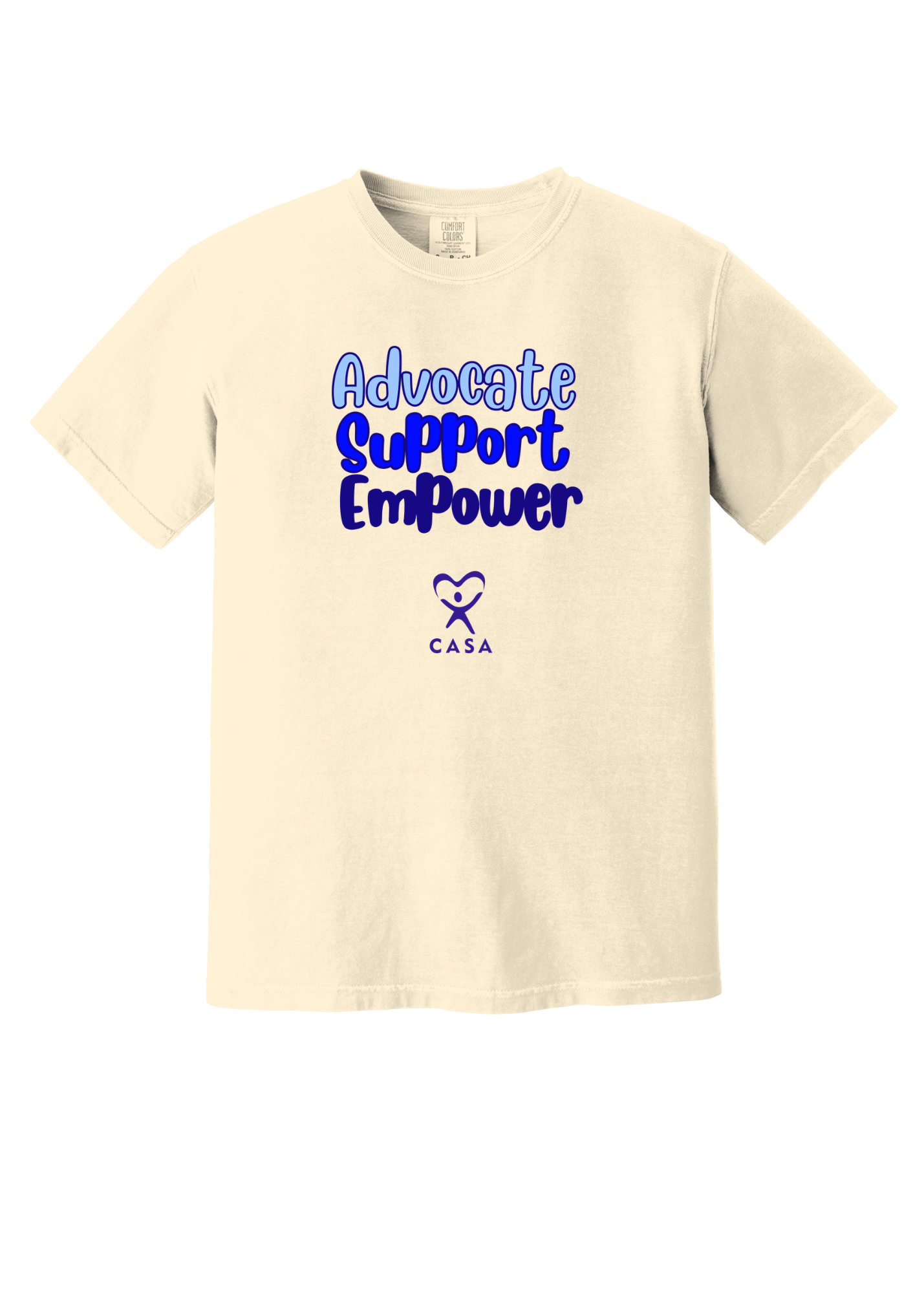 Advocate Support Empower - blues