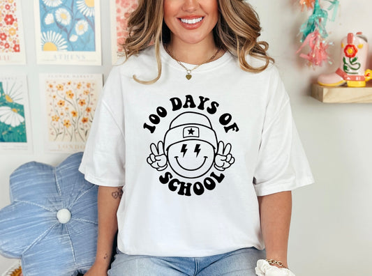 100 Days of School Peace Smiley