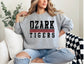 Ozark Tigers - Distressed Stripe Red/Black