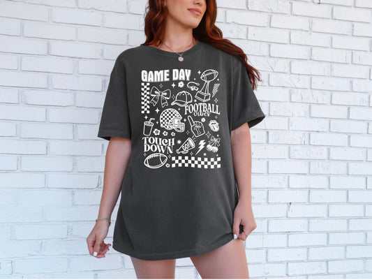 Game Day Collage White