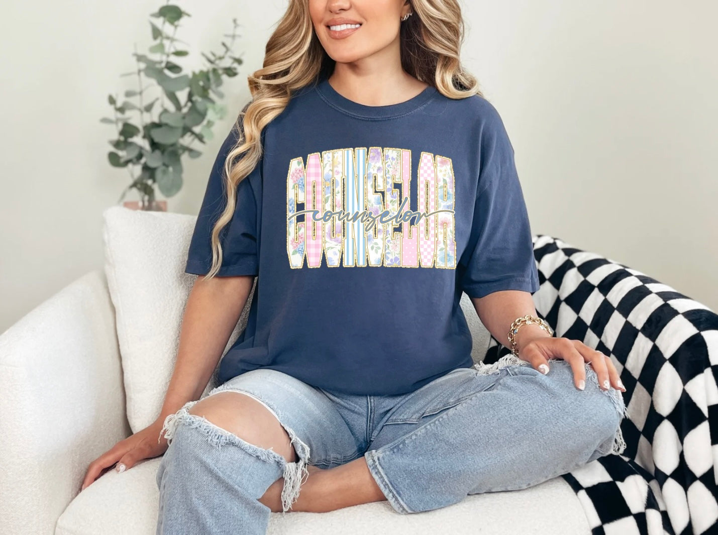 Floral Stripe - Counselor