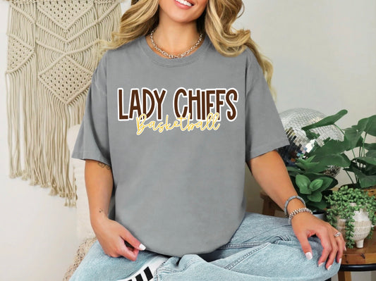 Lady Chiefs Basketball - outline