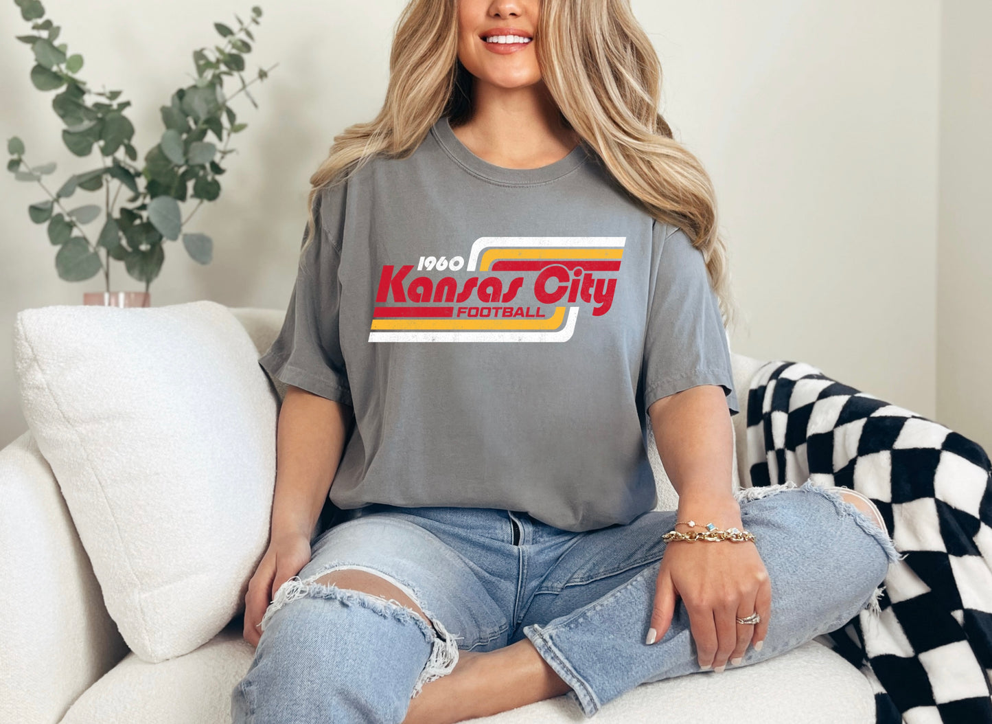 KC 1960 Retro Stripe - Gray