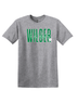 Wilder Wildcats - Block/Script with white paw - Adult