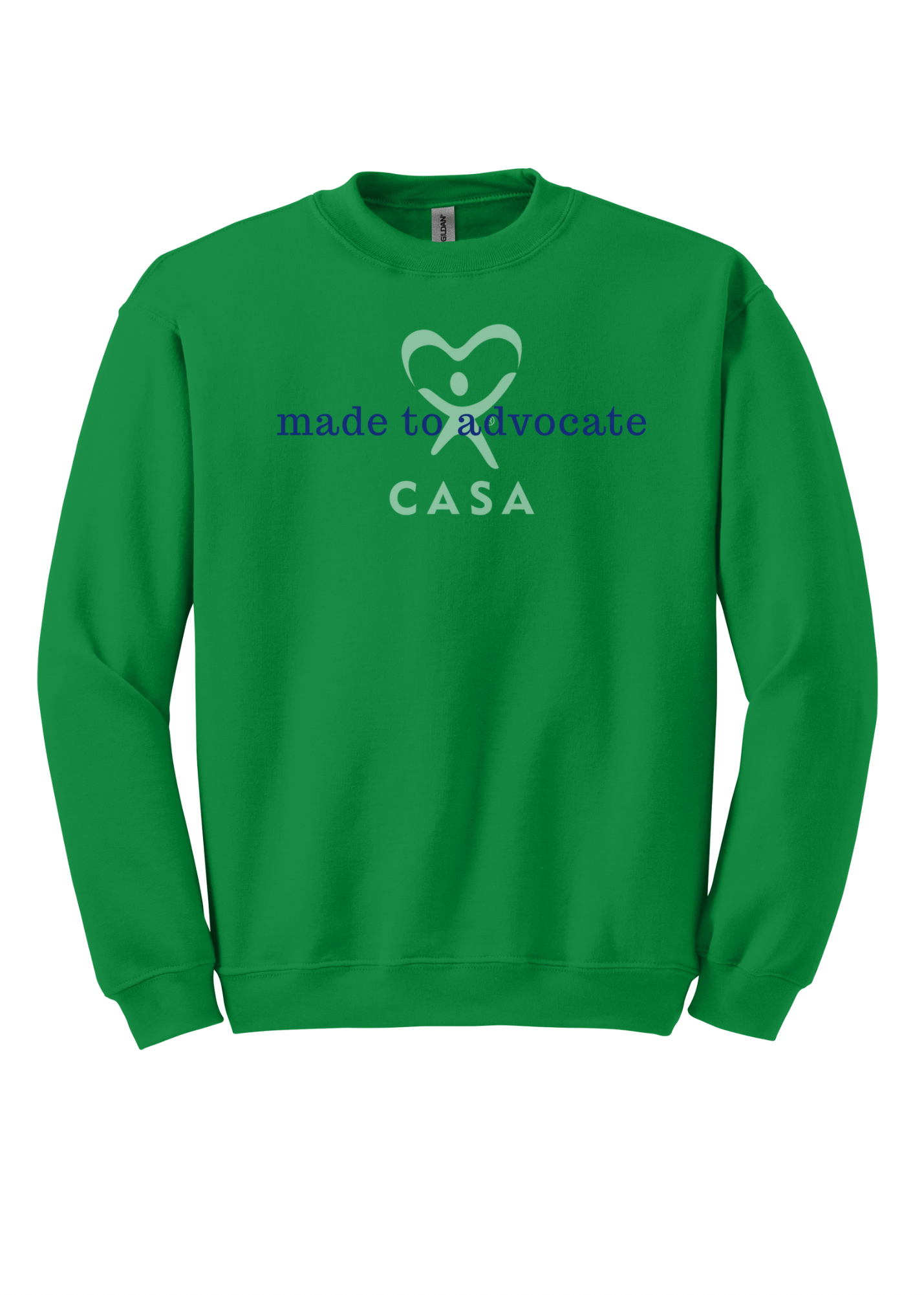 Made to advocate - blue font