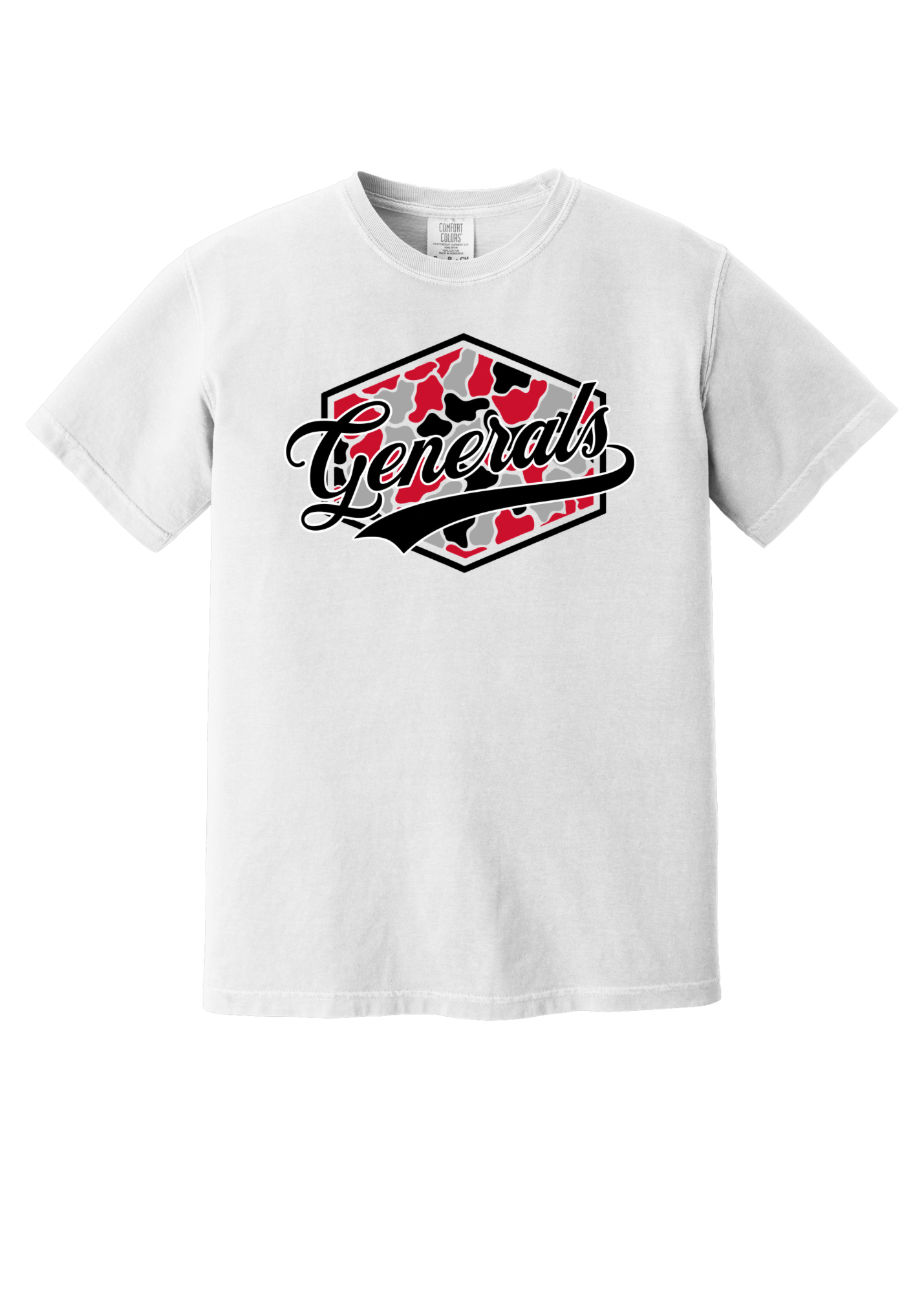 Generals Camo - Adult T-shirt