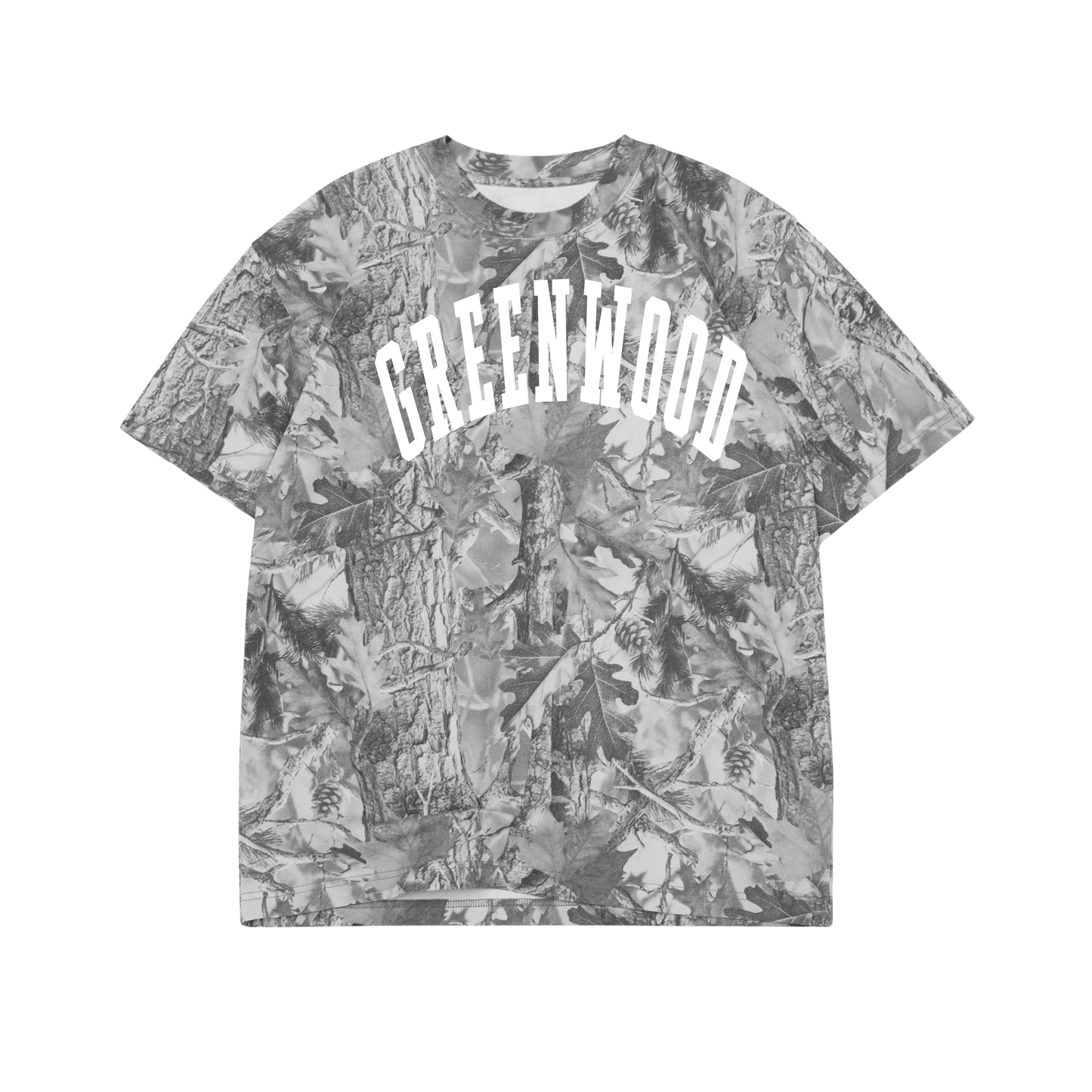 Gray Leaf Camo Tee