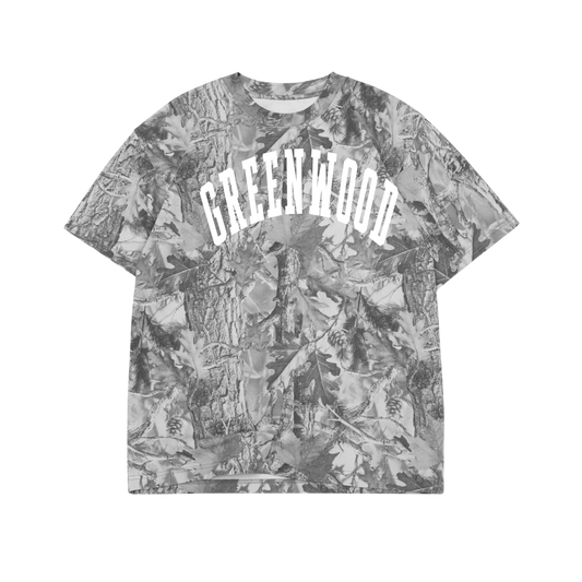 Gray Leaf Camo Tee