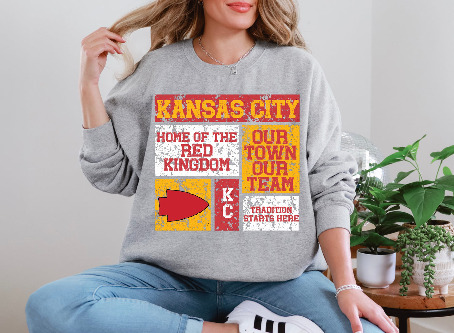 KC Home of the Red Kingdom Distressed