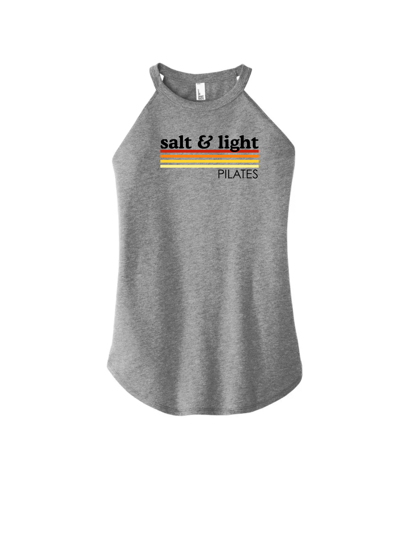 District Tri Rocker Tank - Gray Frost