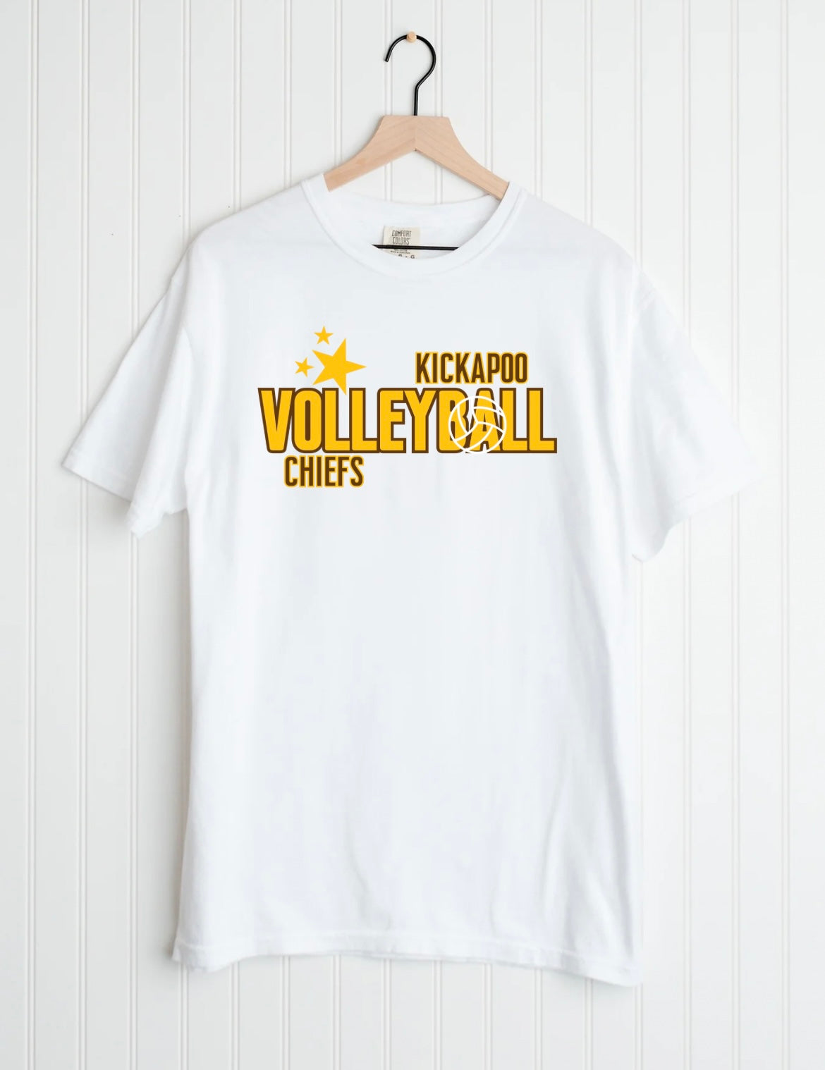 Kickapoo Merchandise Kickapoo Volleyball Gold/Brown – Happy Standard Apparel Co