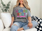 Custom Colorful Burst School Name