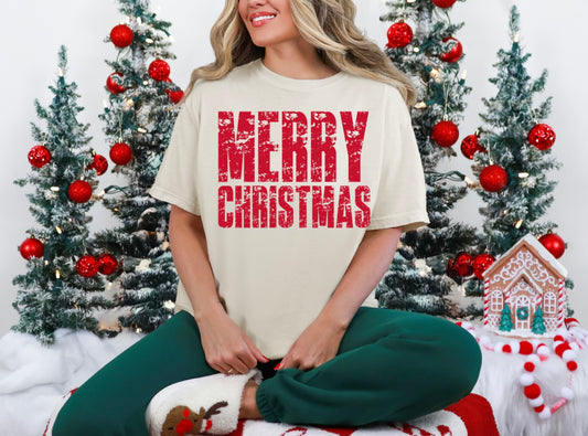 Merry Christmas - Distressed