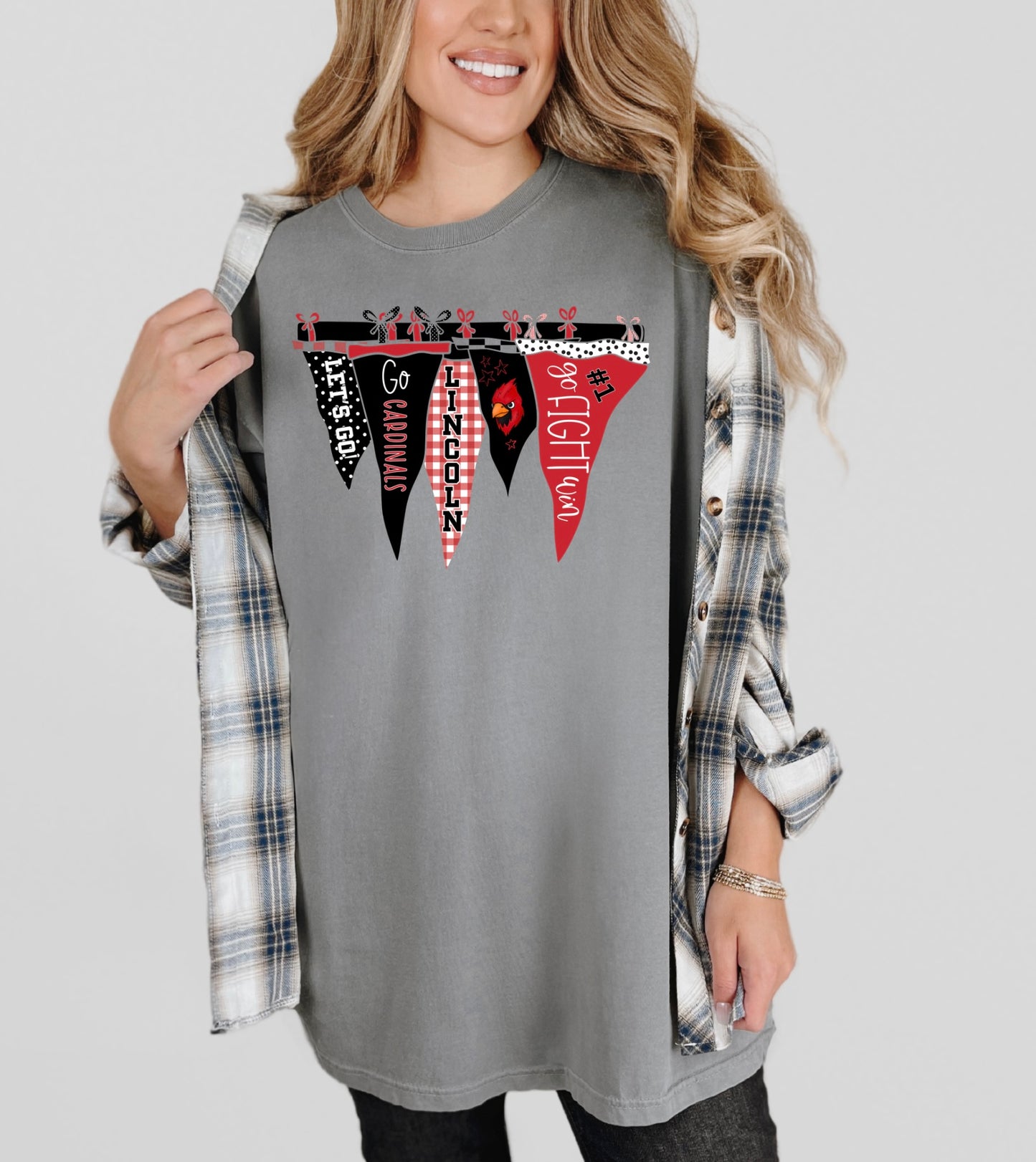 Lincoln Cardinals Pennant Collage