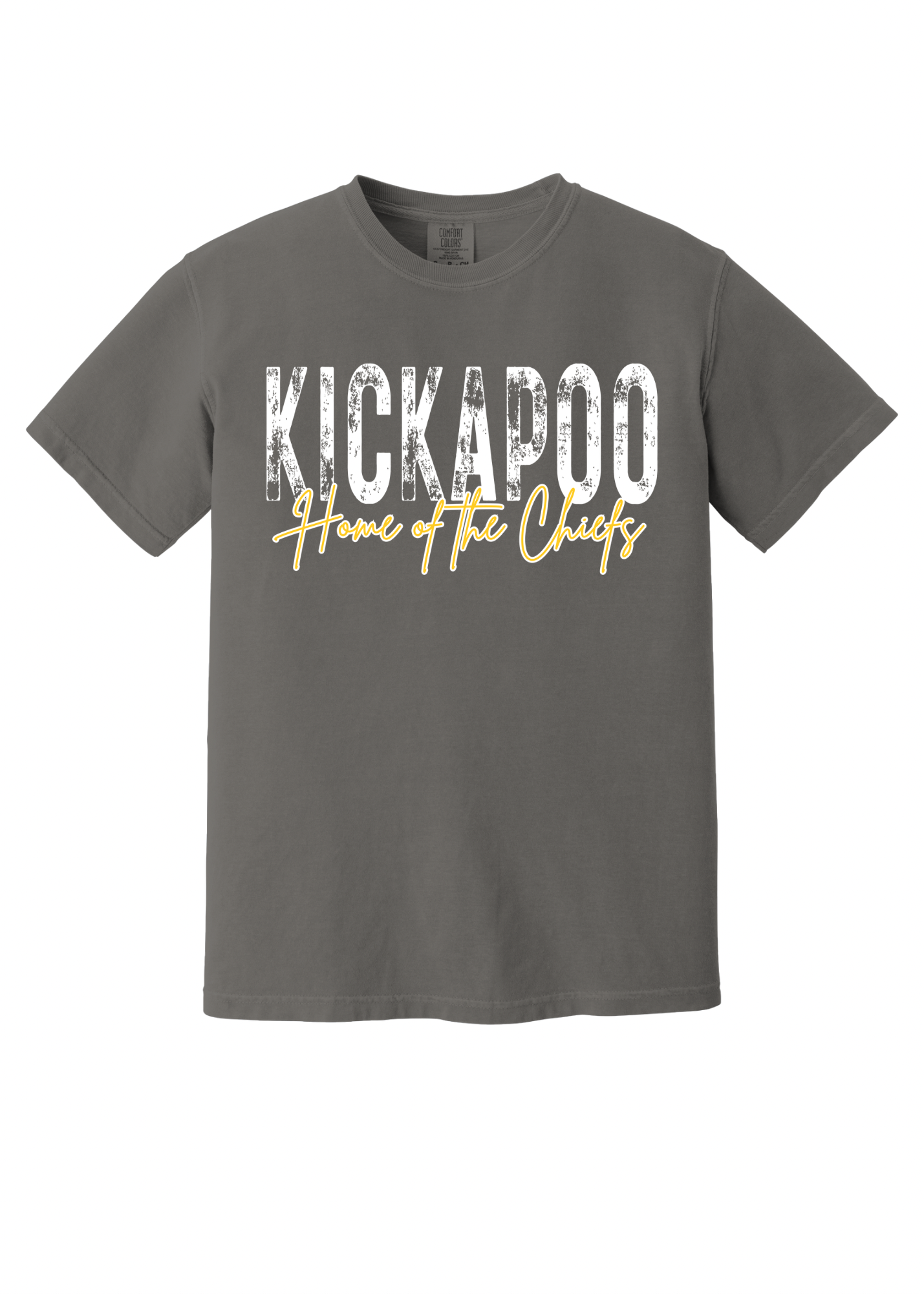 Kickapoo Home of the Chiefs Distressed