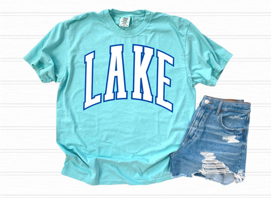 Lake - Blue Outline