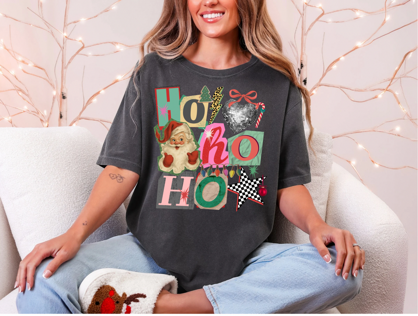 Ho Ho Ho Vintage Collage