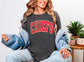 Chiefs - Red/White/Gold Dot distressed