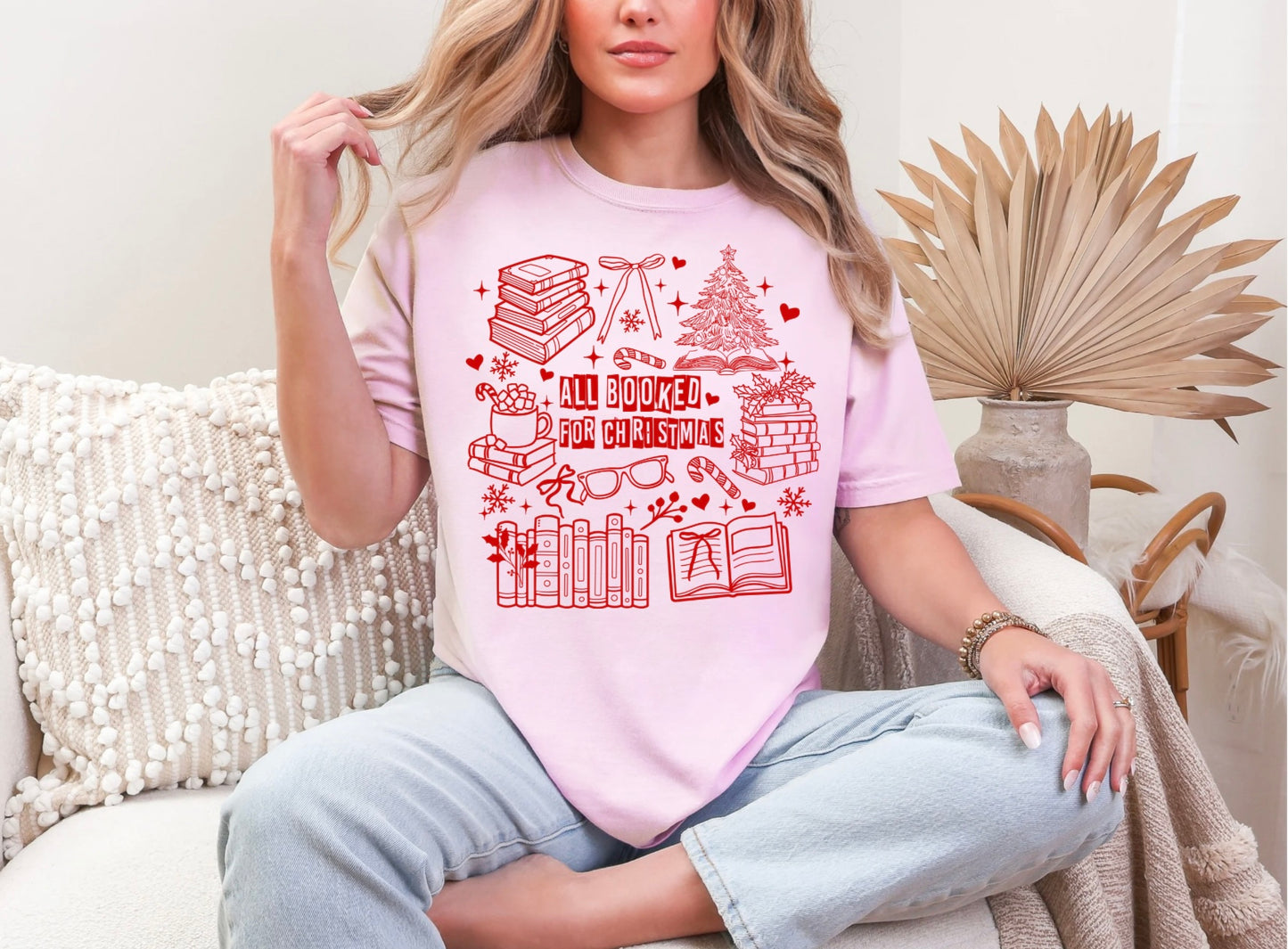 All Booked For Christmas - Red