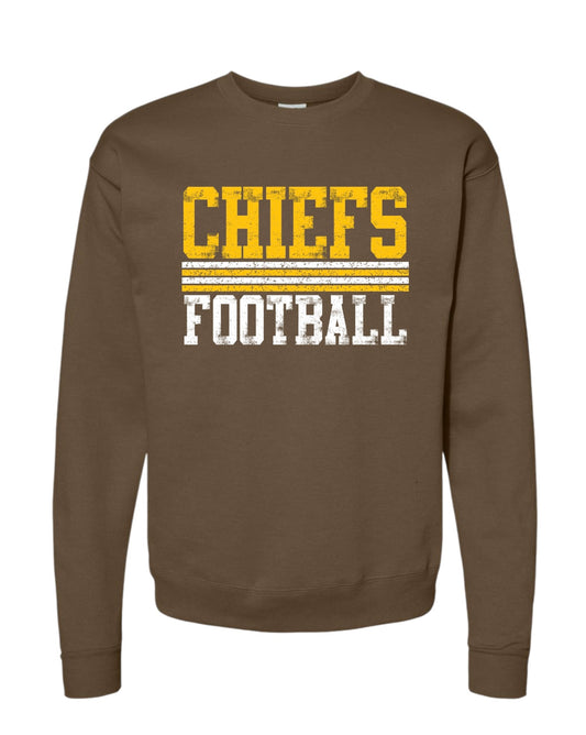 Chiefs Football - distressed stripes