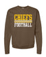 Chiefs Football - distressed stripes