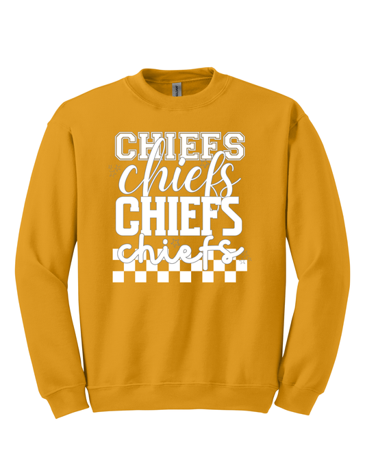 Chiefs Stacked White