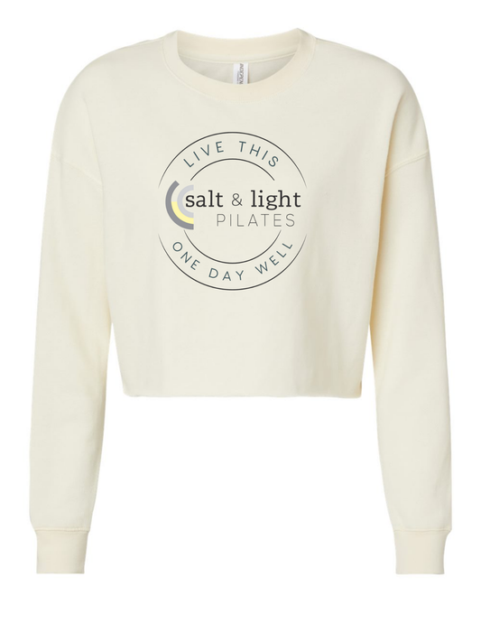 Independent Cropped Sweatshirt - Bone