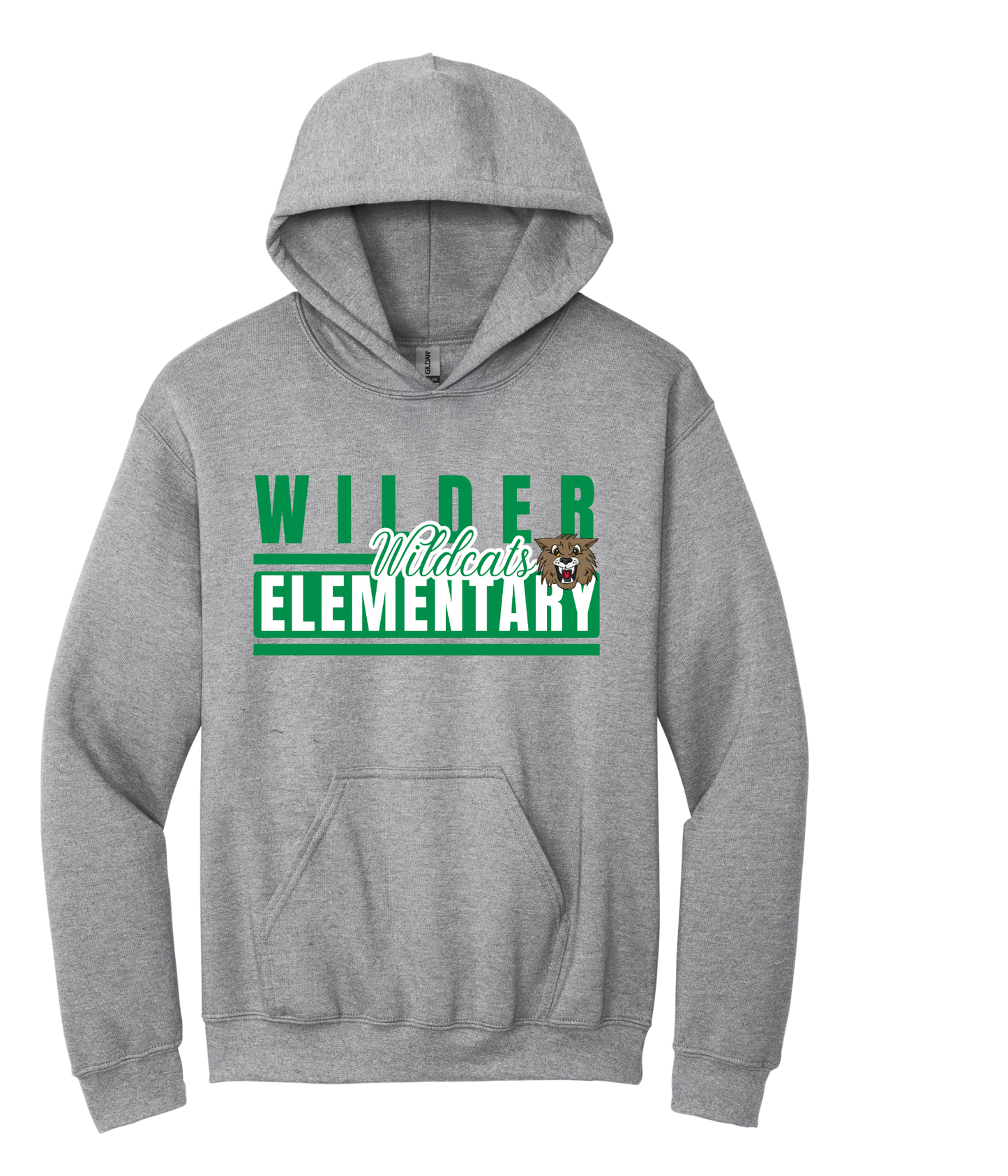 Wilder Elementary Wildcats w/stripes- Adult