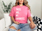 Favorites T-Shirt - White Print