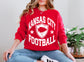 KC Football White Distressed