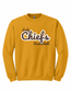 Lady Chiefs Basketball - Retro Distressed Brown