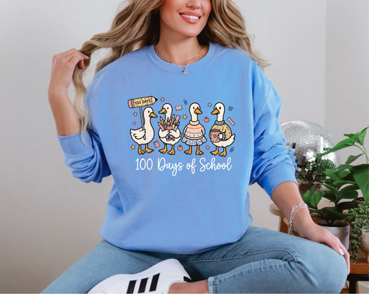 100 Days of School Goose