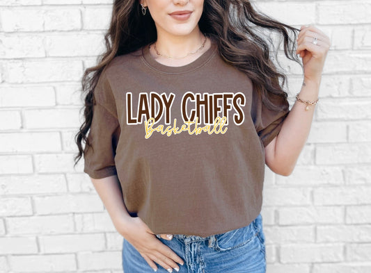 Lady Chiefs Basketball - outline