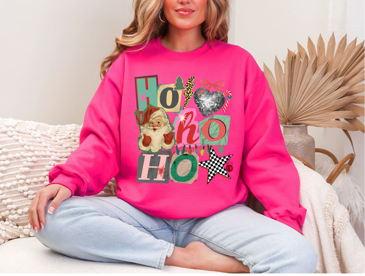 Ho Ho Ho Vintage Collage