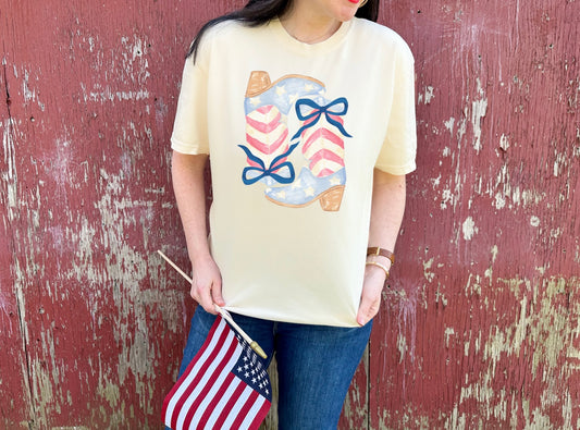 Red White & Blue Boots
