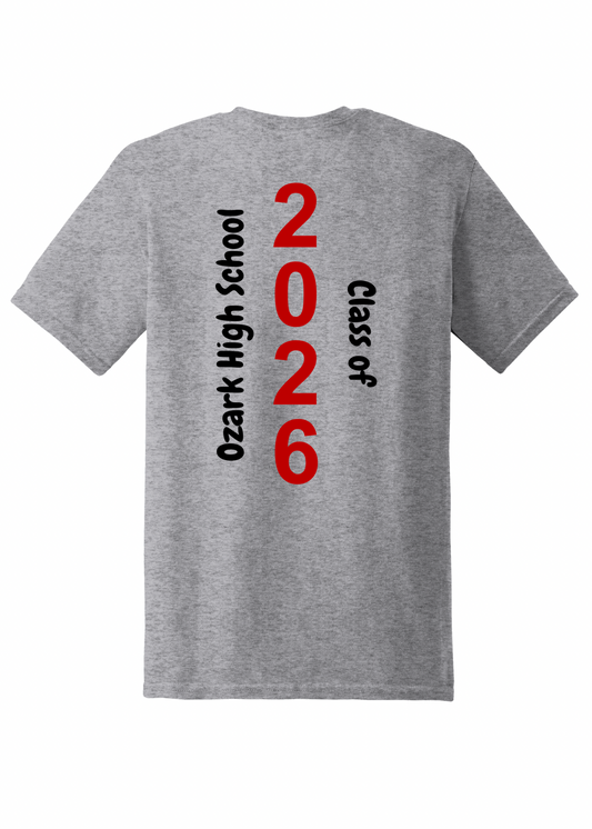Class of 2026 Front/Back with paw