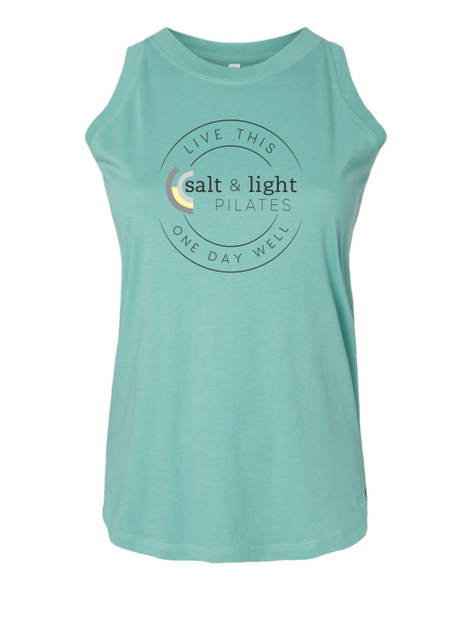LAT Women's Relaxed Fine Jersey Tank - Saltwater