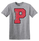 Distressed P - Adult T-shirt