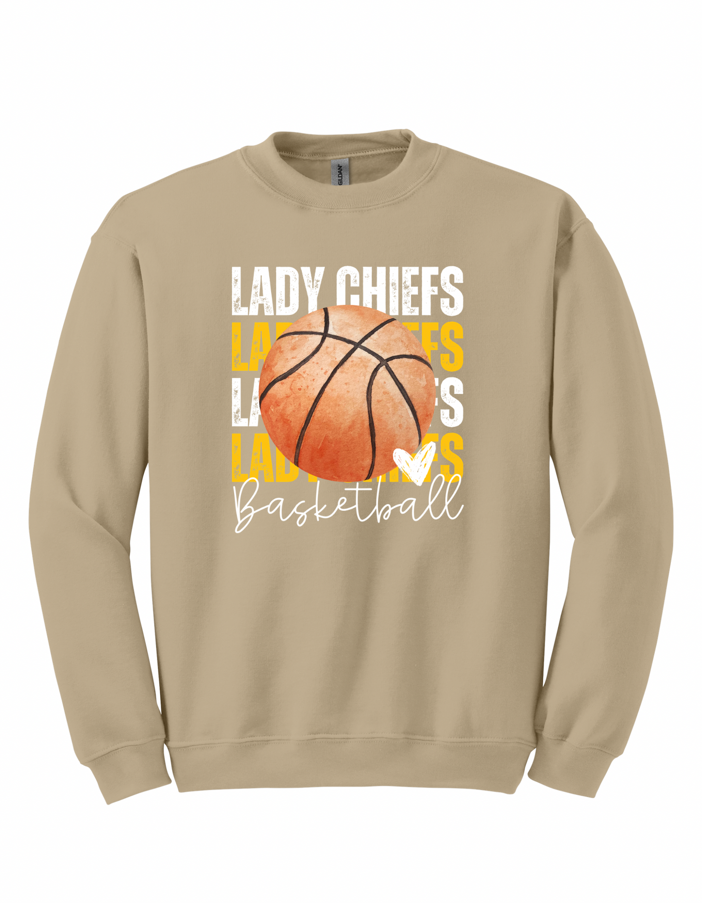 Lady Chiefs Stacked w/heart
