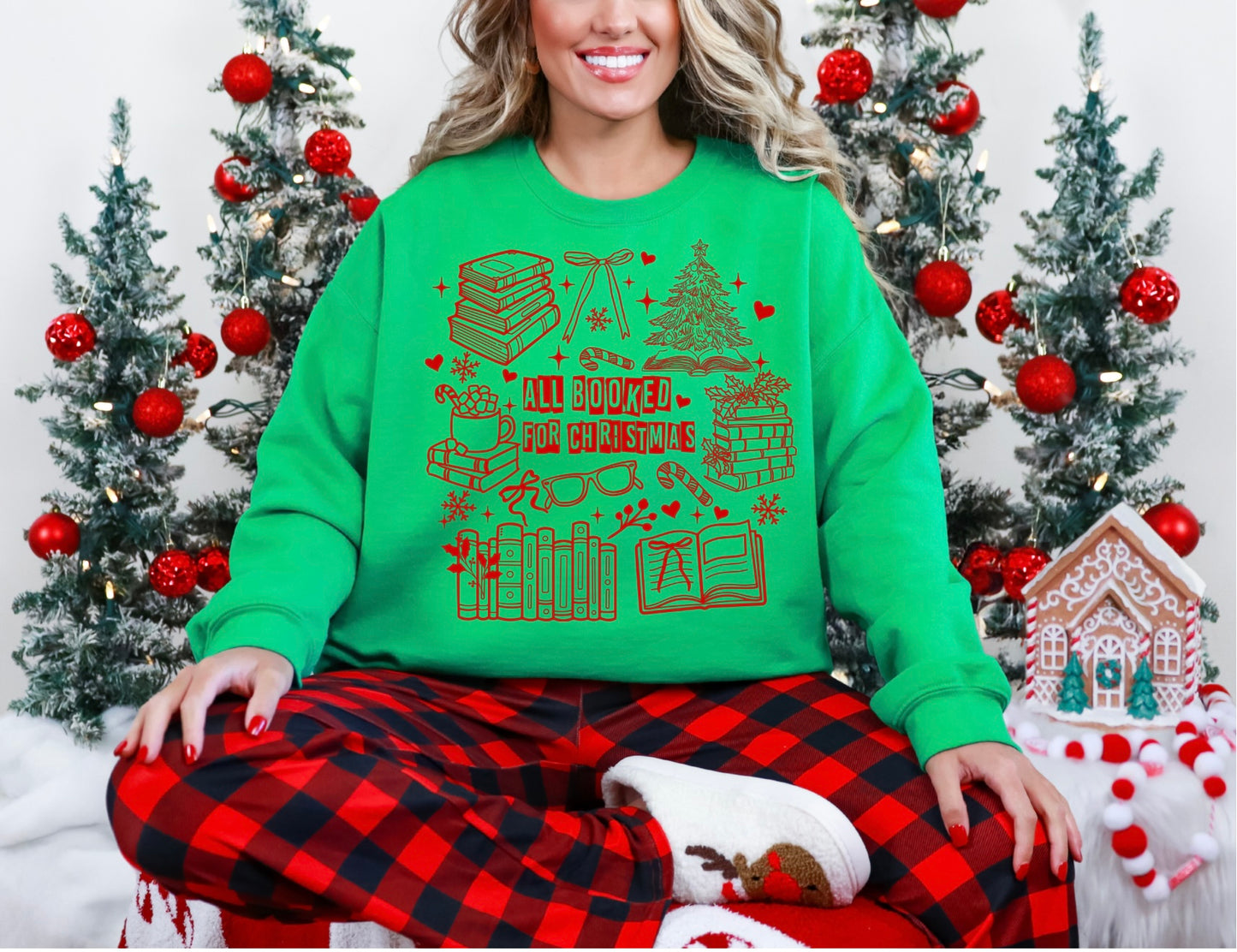 All Booked For Christmas - Red