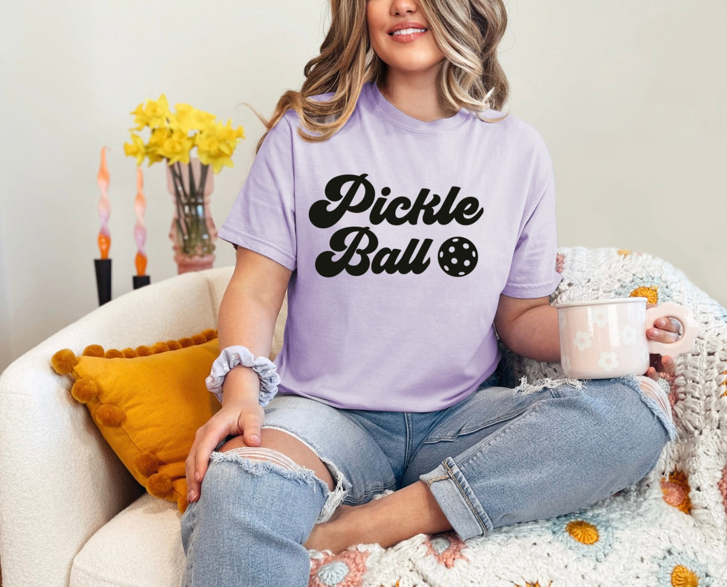 Pickleball - Retro Letters – Happy Standard Apparel Co