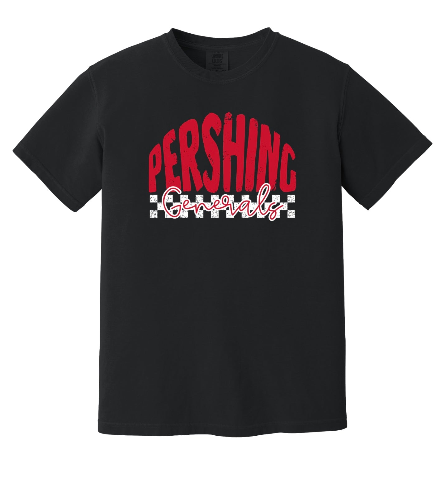 Pershing Generals Checker - Adult T-shirt