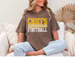 Chiefs Football - distressed stripes