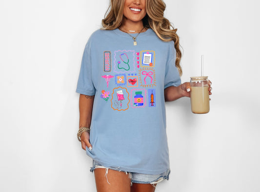 Nurse Collage Doodle