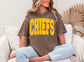 Chiefs - Large Font Gold