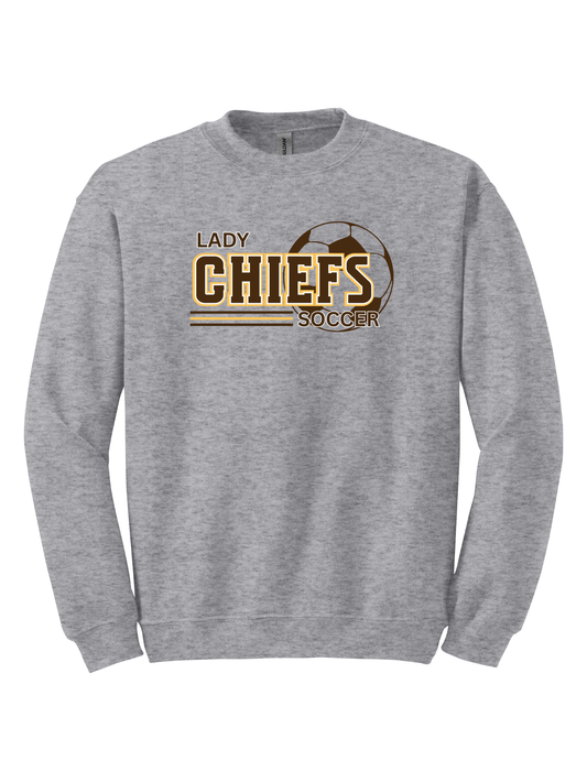 Lady Chiefs Stripe Gold and Brown