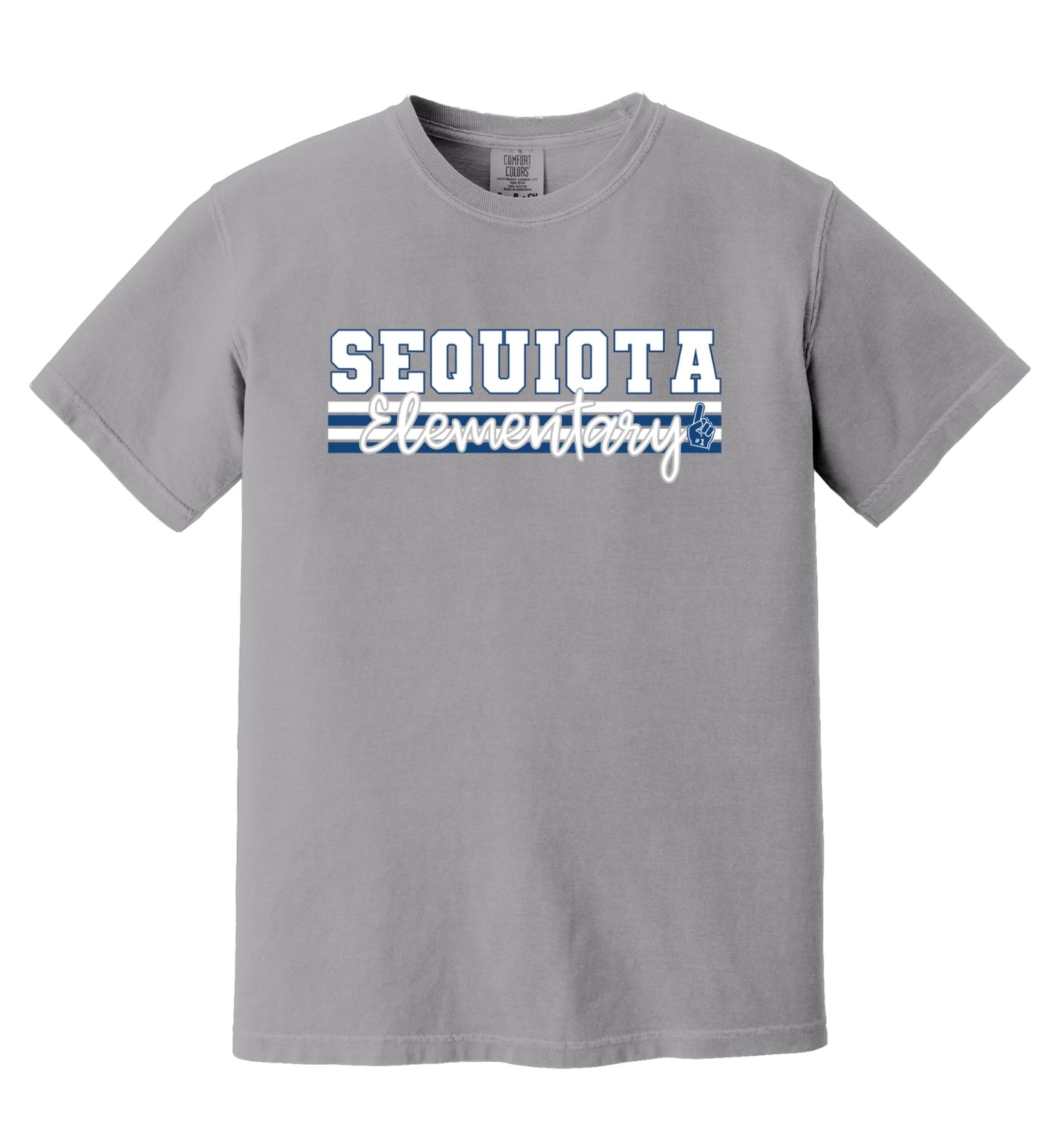 Sequiota Elementary Navy Stripes - Go Team - ADULT